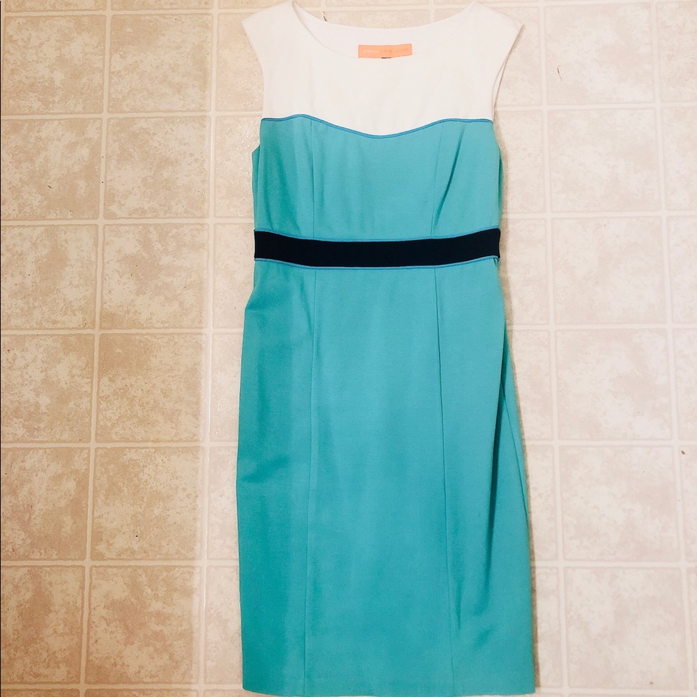 Turquoise/Navy Dress